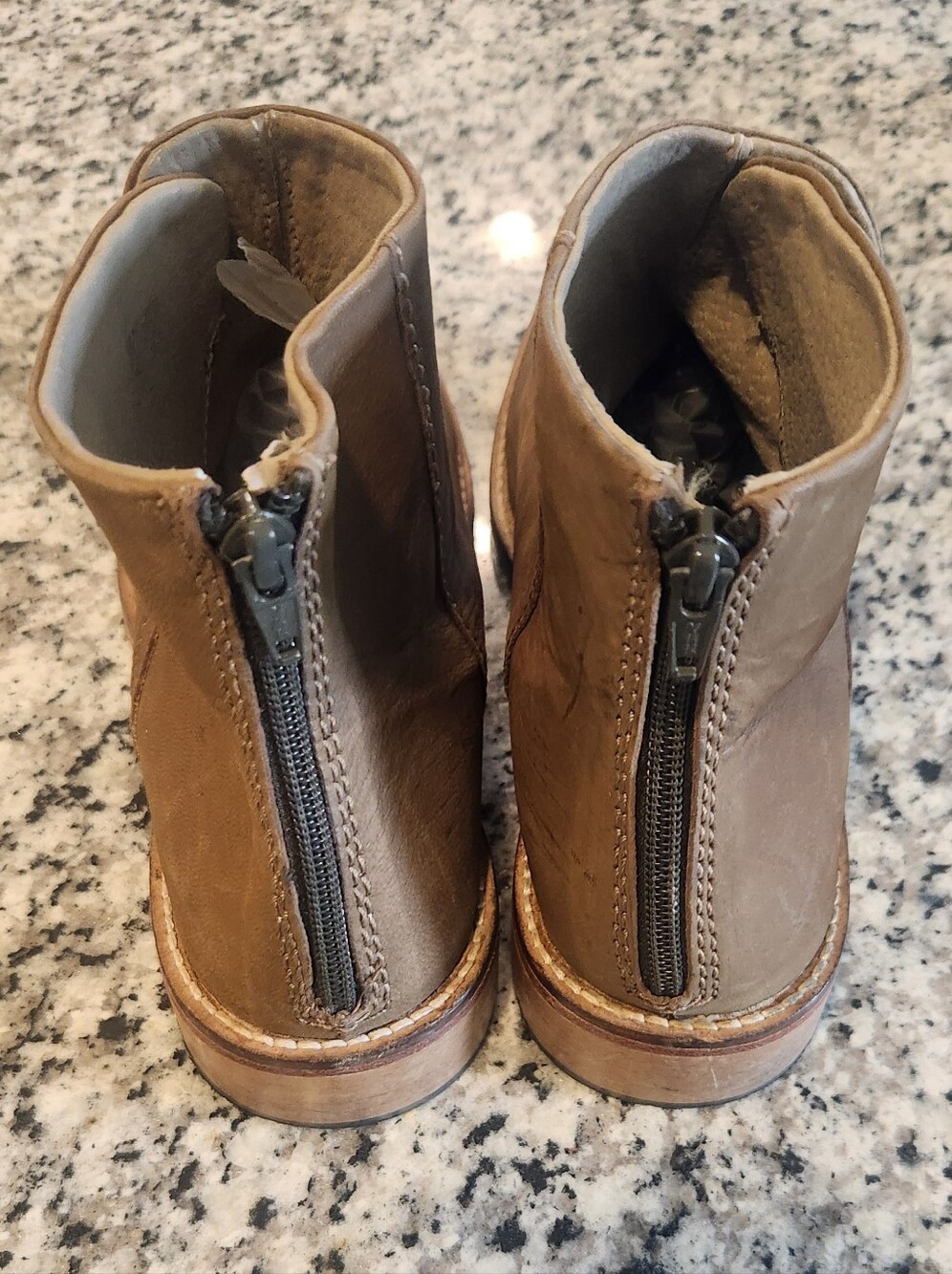 Free People Women's Tan Leather Boots - Picture 3 of 12